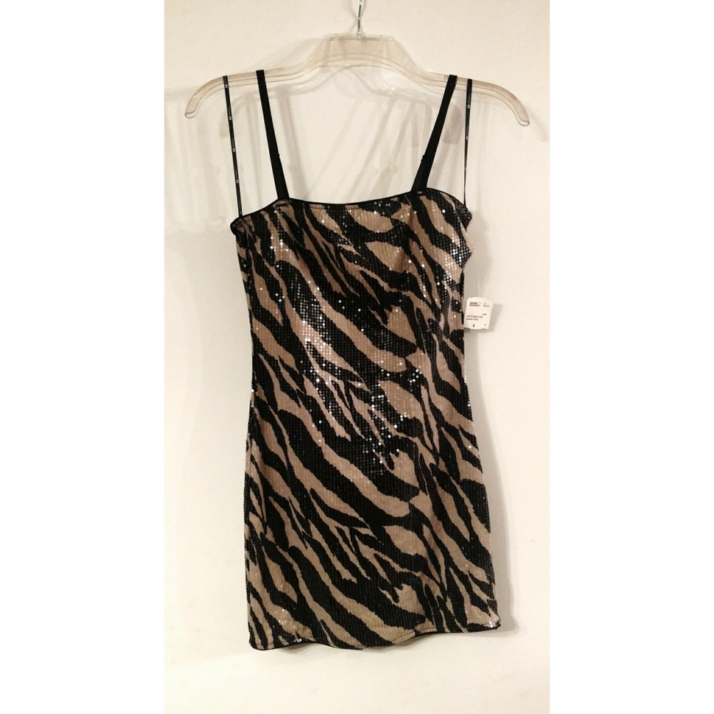 Forever 21 Full Sequin animal print dress